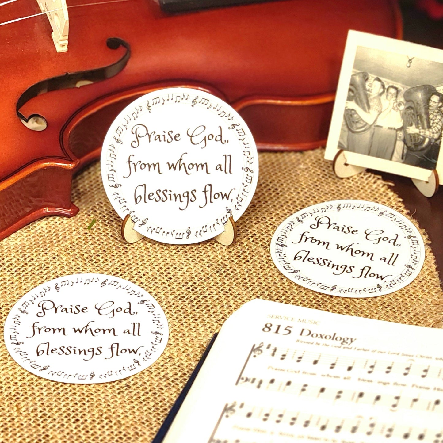 Praise God from Whom All Blessings Flow Sticker