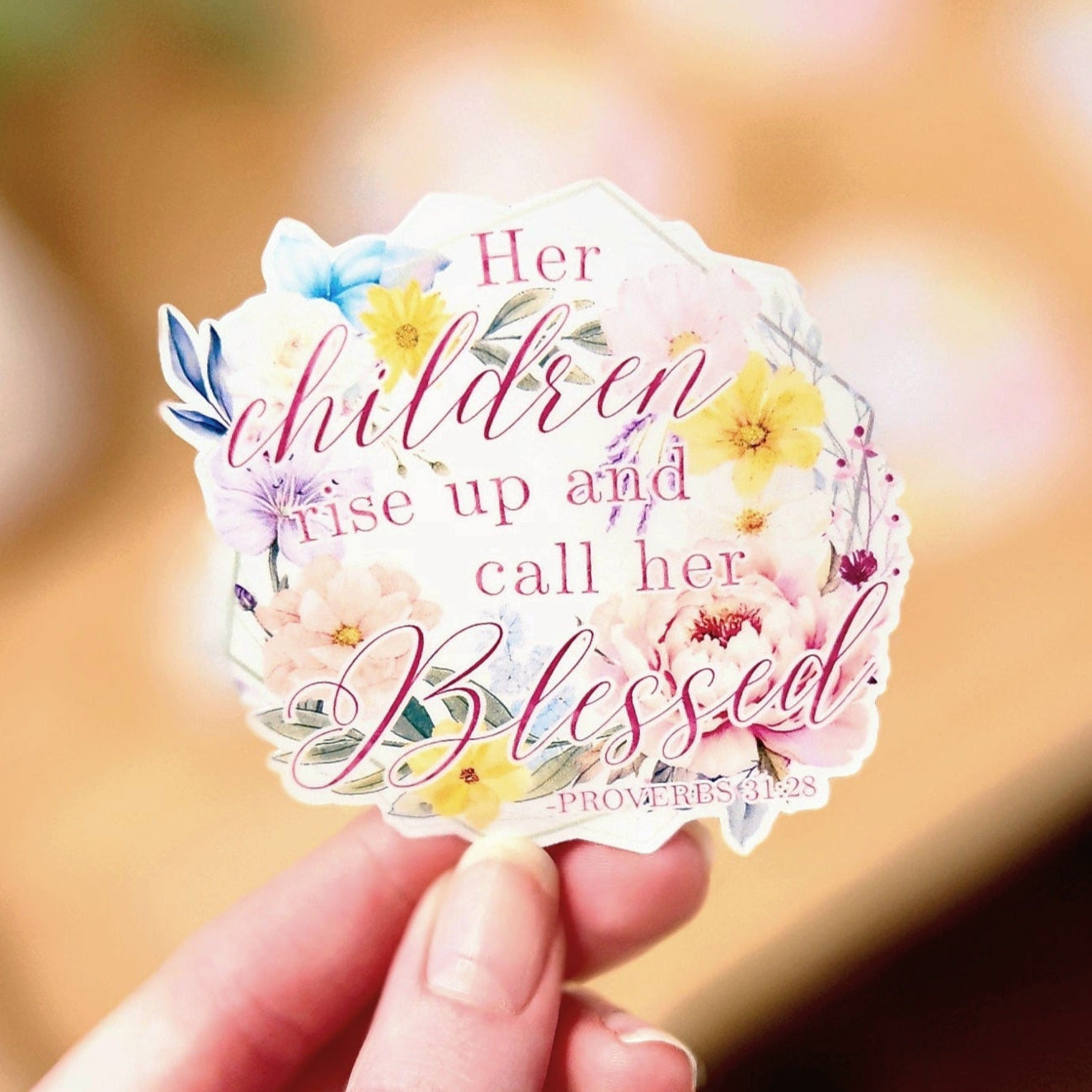 Her Children Call Her Blessed Sticker