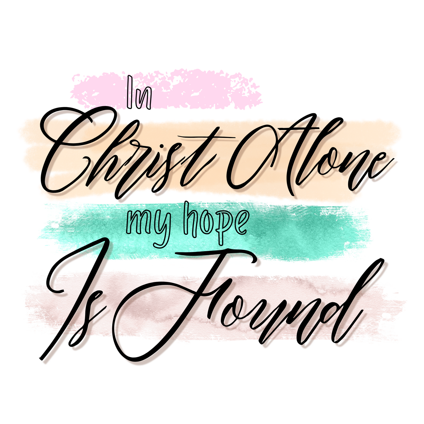 In Christ Alone Sticker
