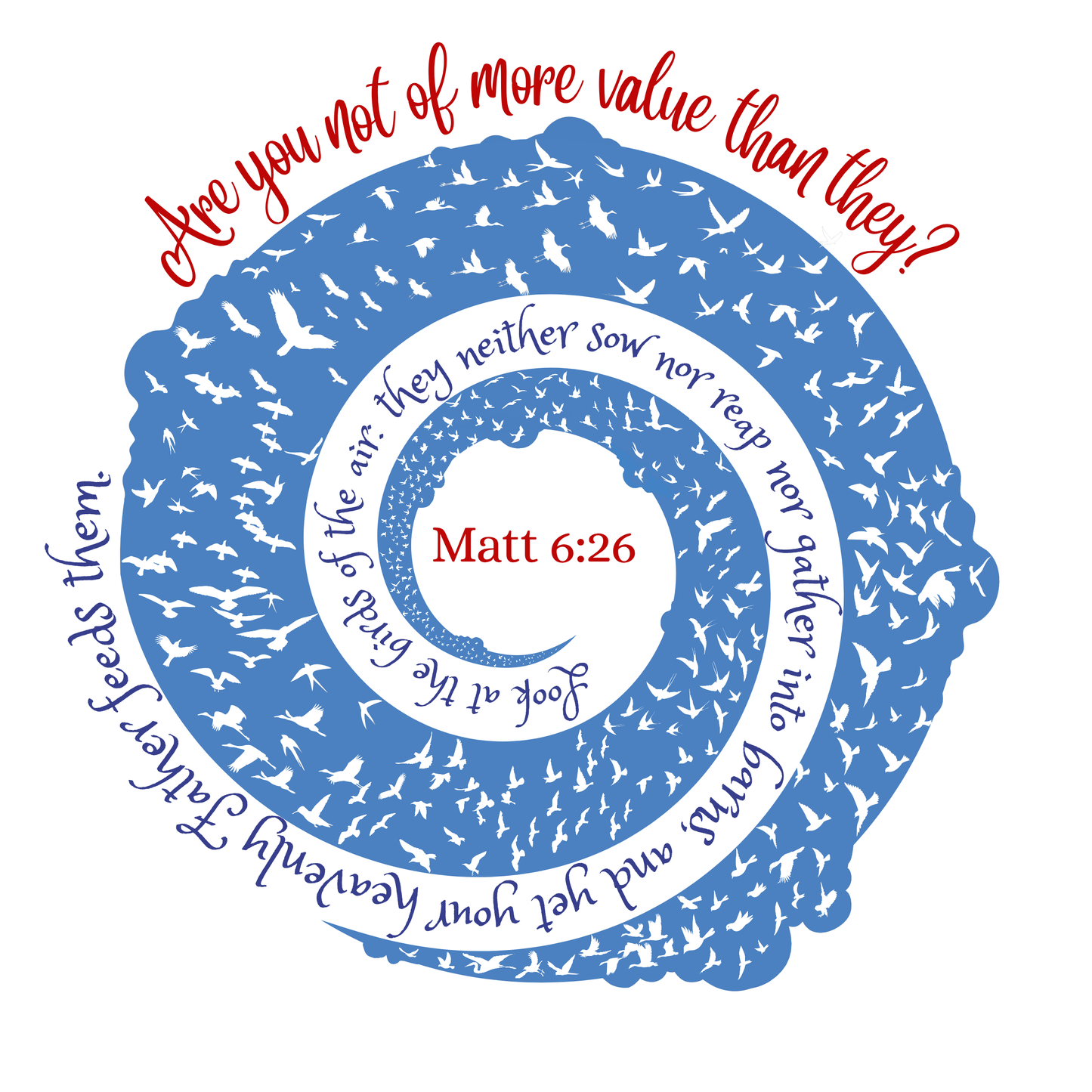 Are You Not of More Value? Sticker