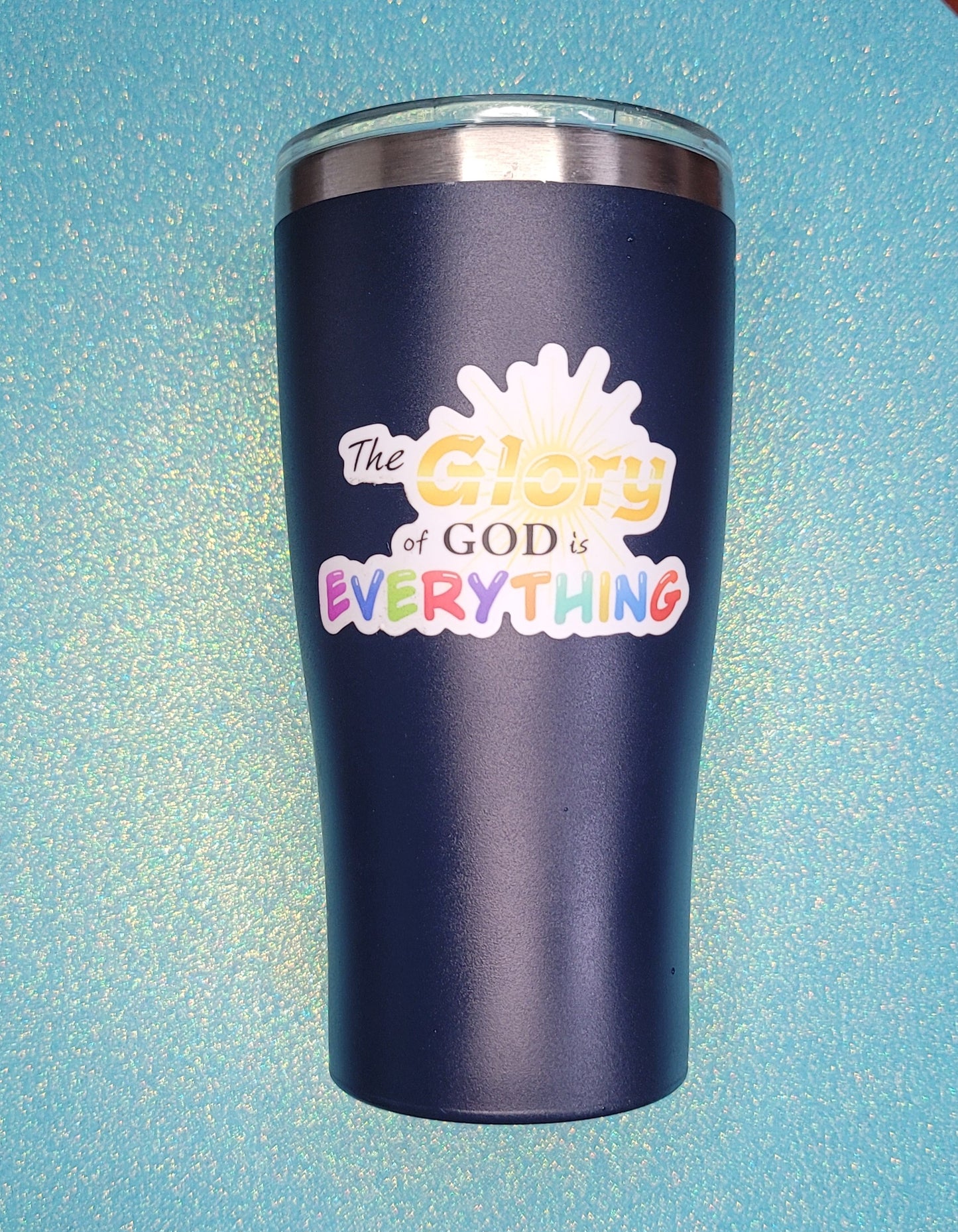 The Glory of God is Everything Sticker